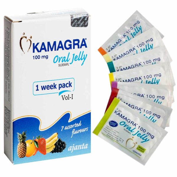 Kamagra Oral Jelly 100mg/1bag ( 7 sacchetti )