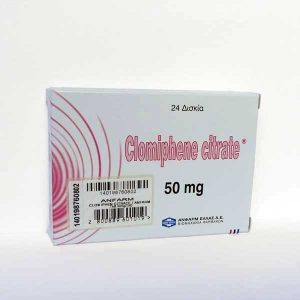 Clomiphene Citrate Anafarm Greece ( CLOMID ) 50mg/1tab total 24 tabs