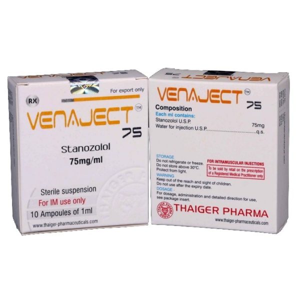 Venaject 75 Thaiger pharma ( Iniezione di Stanozolol, Winstrol depot )