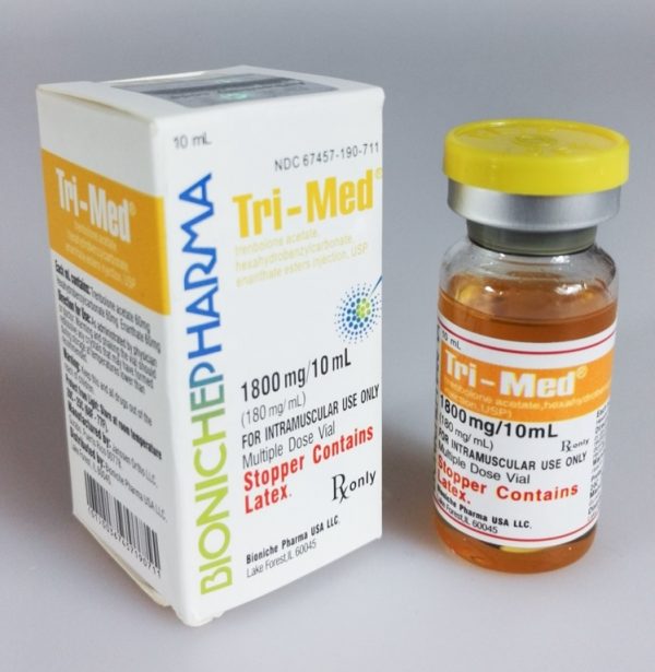 Tri-Med Bioniche Pharmacy (3 Trenboloner) 10 ml (180 mg/ml)