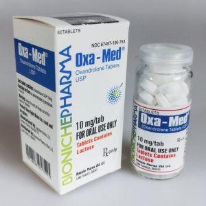 Oxa-Med Bioniche gyógyszertár (Anavar, Oxandrolone) 120tabs (10mg/tab)