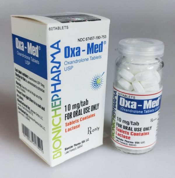 Oxa-Med Bioniche Apotheke (Anavar, Oxandrolon) 120Tabs (10mg/Tab)