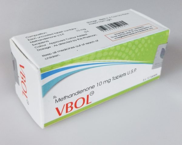 VBol Shree Venkatesh (Dianabol, Methandienone) 50 compresse (10mg/tab)