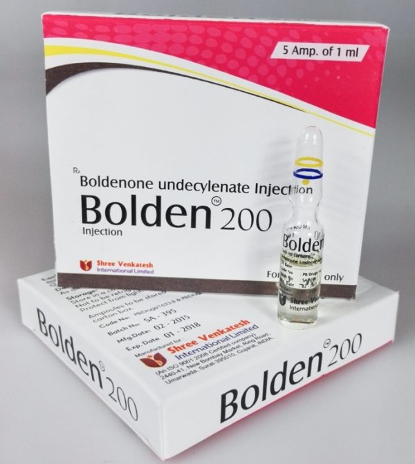 Bolden 200 Shree Venkatesh (inyección de undecilenato de boldenona)