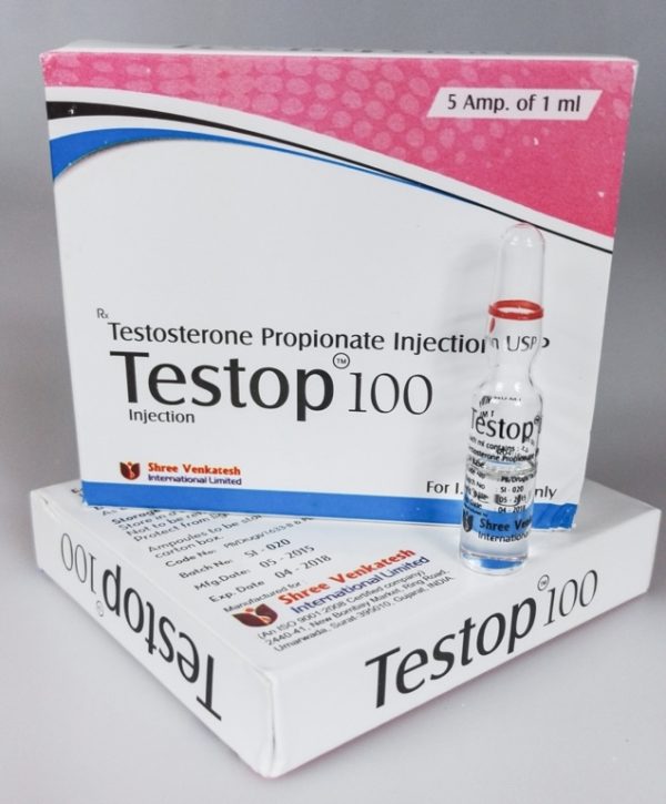 Testop 100 Shree Venkatesh (Propionate de testostérone injectable USP)