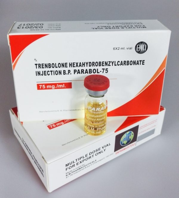 Parabol 75 BM Pharmaceuticals (Trenbolone Hexa) 12ML (6X2ML Fiala)