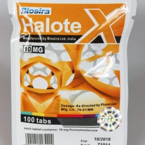 Halotex Biosira (Halotestin, Fluoxymesterone) 100 comprimés (10mg/comprimé)