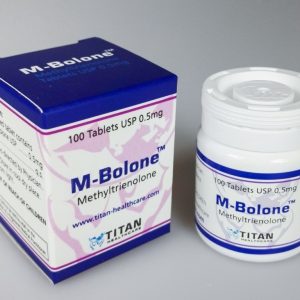 M-Bolone Titan HealthCare (metiltrienolon) 100tabs (0,5 mg / tabletta)