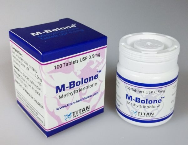 M-Bolone Titan HealthCare (Methyltrienolone) 100 comprimés (0.5mg/comprimé)