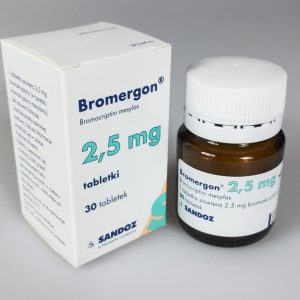 Bromergon (bromokriptin-mezilát) Sandoz 30tabs [2.5mg/tab]