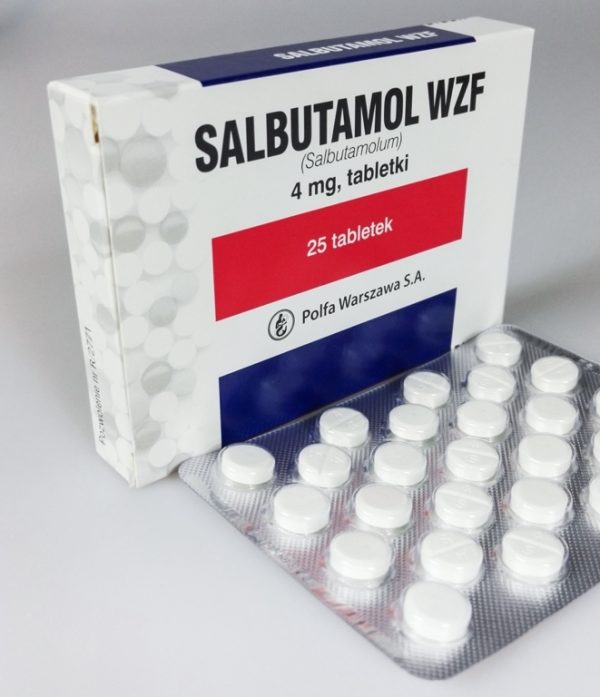Salbutamol WZF Polfa 25tabs [4mg/tab]